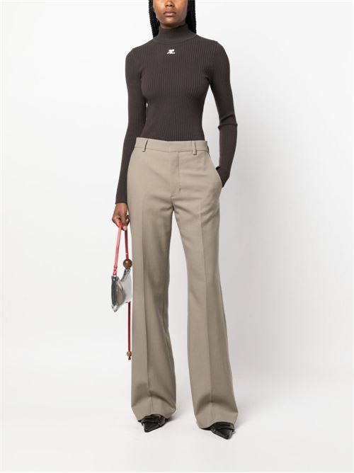 Wide wool trousers AMI PARIS | FTR415WV0026281